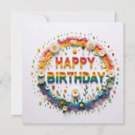 Happy Birthday Greeting Cards  Feiertagskarte