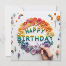 Happy Birthday Greeting Cards  Feiertagskarte