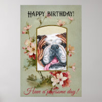 Happy Birthday Greetings English Bulldog