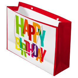 Happy Birthday Große Geschenktüte