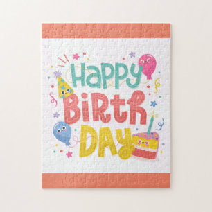 Happy Birthday Gruß Puzzle