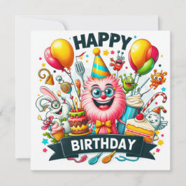 Happy Birthday Grußkarten Karte