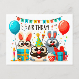 Happy Birthday Grußkarten Postkarte