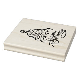 Happy Birthday Gummistempel