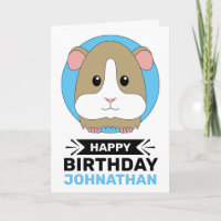 Happy Birthday Hamster Personalisiert