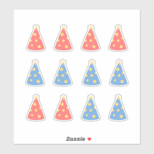 Happy Birthday Hat Celebration Journal Craft S Aufkleber