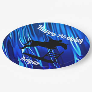 Happy Birthday Horse Hunter Jumper Reittier Pappteller