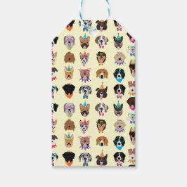 Happy Birthday Hund Faces Pawty Animals Geschenkanhänger