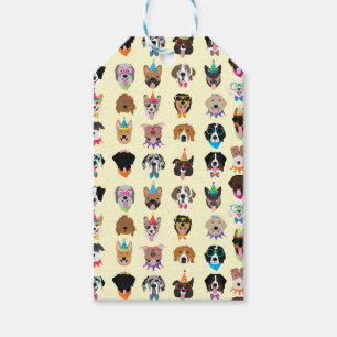 Happy Birthday Hund Faces Pawty Animals Geschenkanhänger