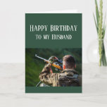 Happy Birthday Husband Jagd Camouflage Karte<br><div class="desc">Dinge,  die Sie Liebe glücklich Geburtstag Ehemann für diejenigen,  die Liebe Jagd im Freien,  Natur und oder Wildnis</div>