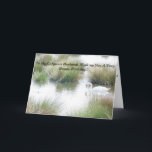 Happy Birthday Husband Swans Karte<br><div class="desc">Zu meinem wunderschönen Ehemann wünscht Ihnen eine sehr glückliche Geburtstagskarte mit Fotos eines Single Schwans auf dem See auf der vorderen Abdeckung und einer Gruppe Schwäne auf der Innenseite. Inside Text wünschen Glück, Frieden, Liebe und Freude. Hand in Hand durch das Leben gehen. Perfekte Karte für einen Mann, der Natur...</div>