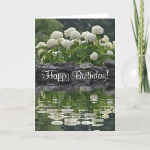 Happy Birthday Hydrangea Card Karte