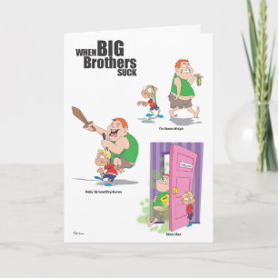 Happy Birthday (Jerk) Brother Karte