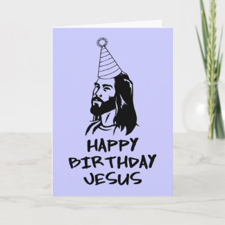 Happy Birthday Jesus Feiertagskarte