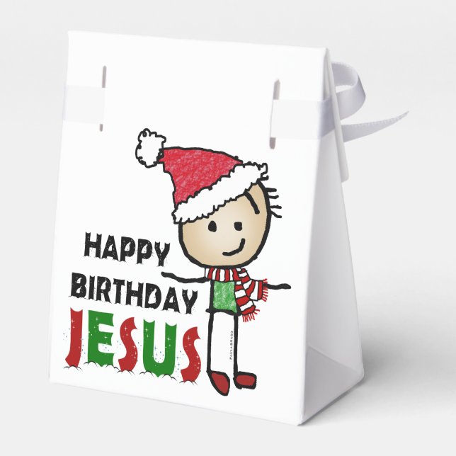 Happy Birthday Jesus Geschenkschachtel (Rückseite)