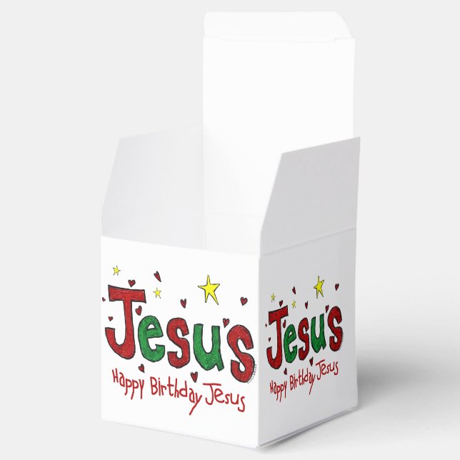 Happy Birthday Jesus Geschenkschachtel (Geöffnet)