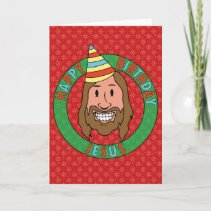 Happy Birthday Jesus Karte