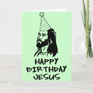 Happy Birthday Jesus Karte