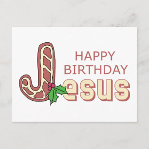 Happy Birthday Jesus Postkarte