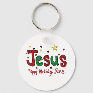 Happy Birthday Jesus Schlüsselanhänger