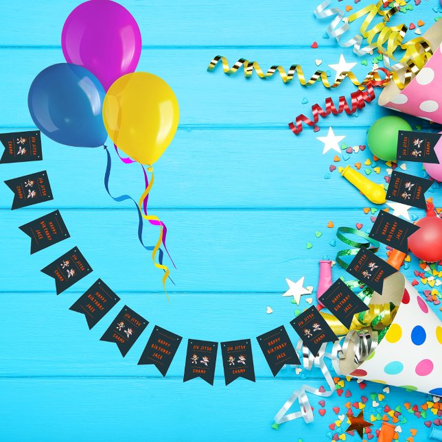 Happy Birthday Jiu Jitsu Champ Banner (Von Creator hochgeladen)