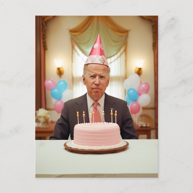 Happy Birthday Joe Postkarte (Vorderseite)