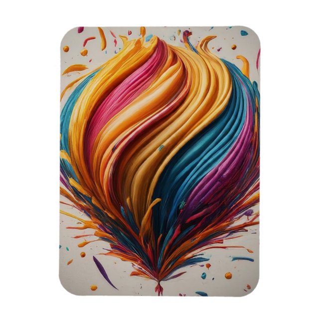 Happy Birthday Joy Flexible Foto Magnet (Vertikal)