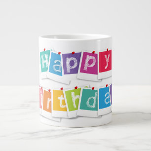 Happy Birthday Jumbo-Tasse
