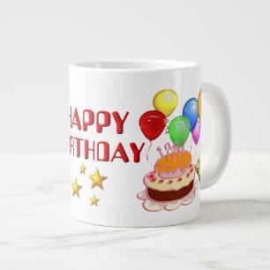 Happy Birthday ~Jumbo Tasse