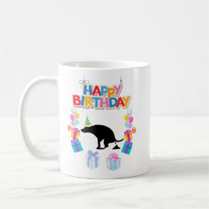 Happy Birthday Kackend Hund Kaffeetasse