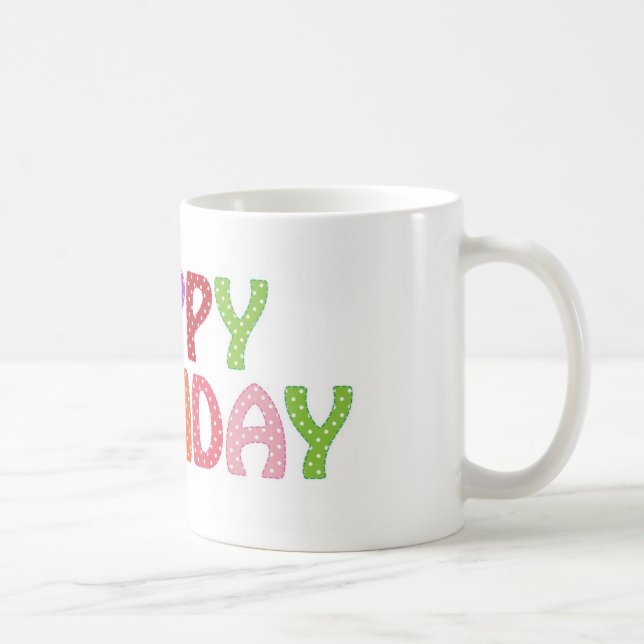 Happy Birthday Kaffeetasse (Rechts)