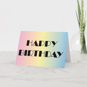 Happy Birthday Karte