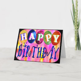 Happy Birthday Karte