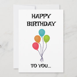 HAPPY BIRTHDAY KARTE