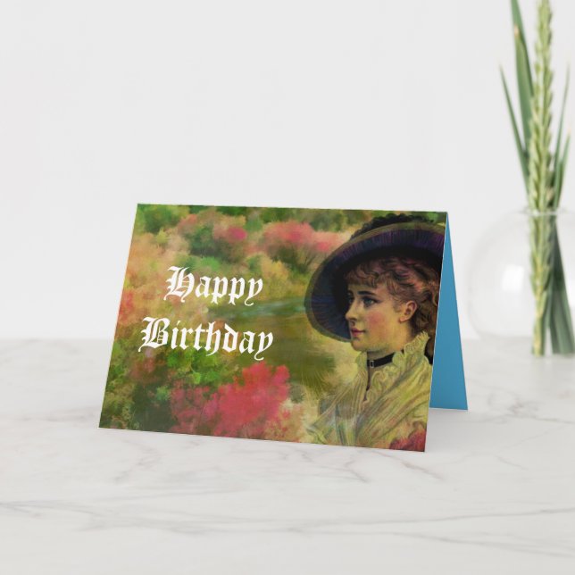 Happy Birthday Karte (Vorderseite)