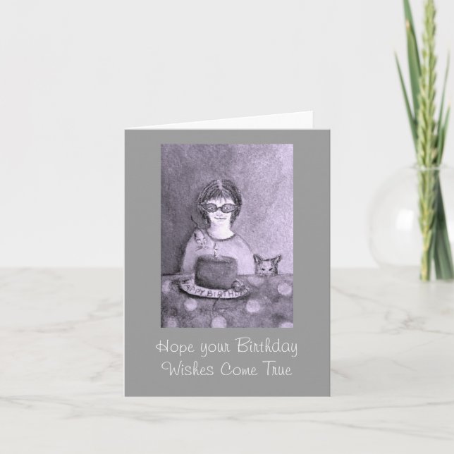 Happy Birthday Karte (Vorderseite)