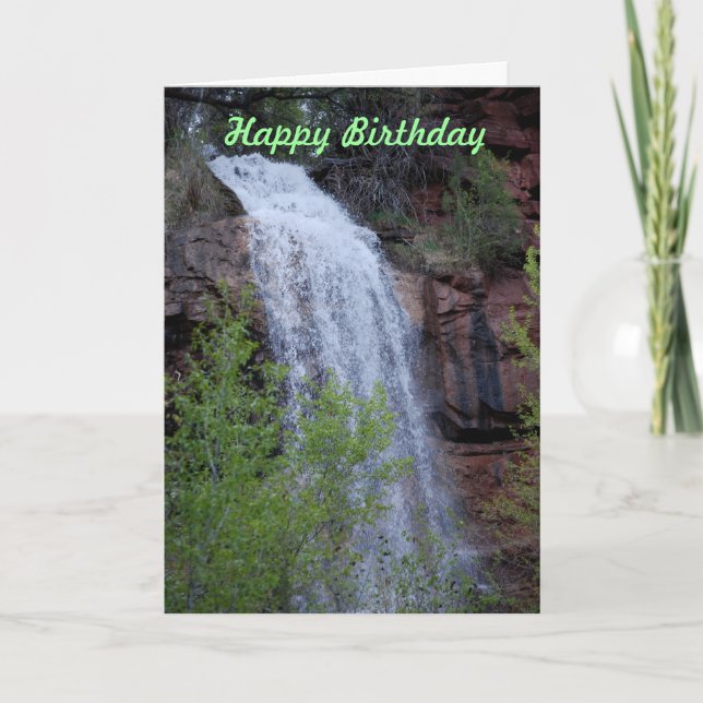 Happy Birthday Karte (Vorderseite)