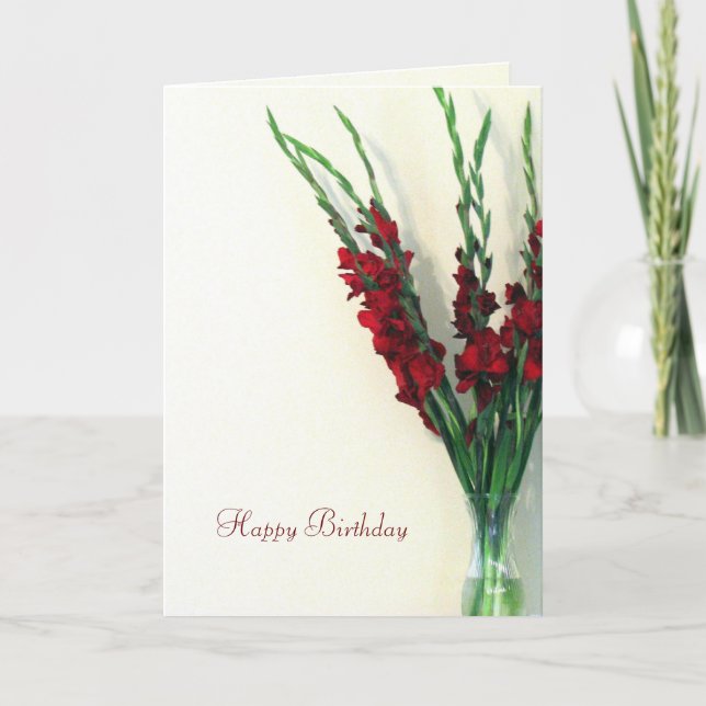 Happy Birthday Karte (Vorderseite)