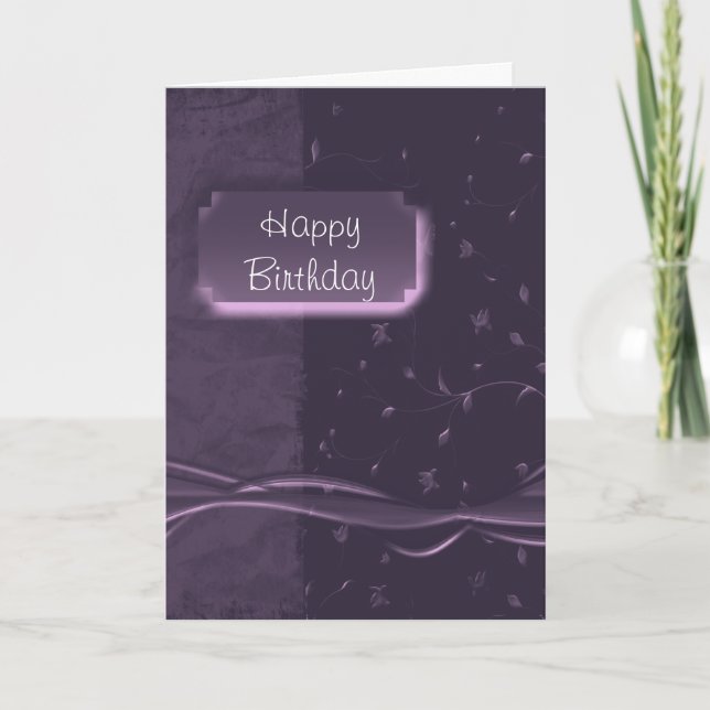 Happy Birthday Karte (Vorderseite)