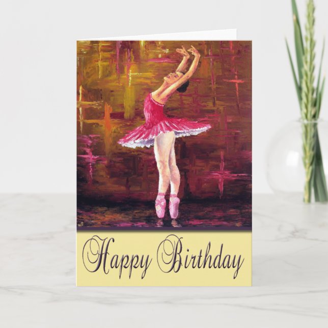 HAPPY BIRTHDAY KARTE (Vorderseite)