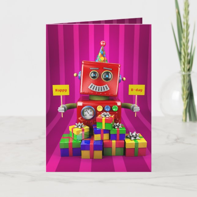 Happy Birthday Karte (Vorderseite)