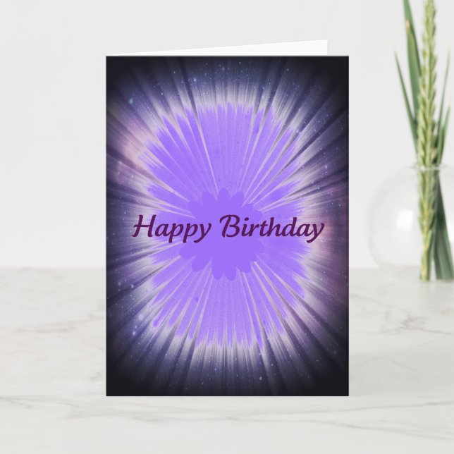 Happy Birthday Karte (Vorderseite)