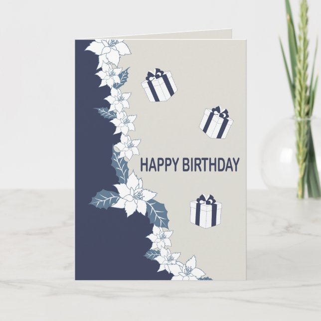 Happy Birthday Karte (Vorderseite)