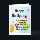 Happy Birthday Karte<br><div class="desc">Happy Birthday - Funny Birthday Cards</div>