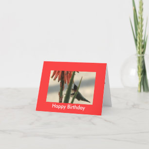 "Happy Birthday" Karte