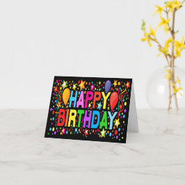 HAPPY BIRTHDAY KARTE