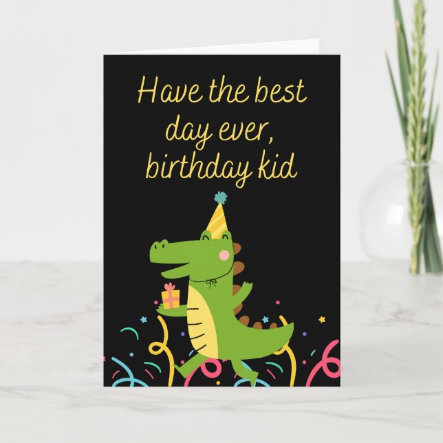 Happy Birthday Karte (Vorderseite)