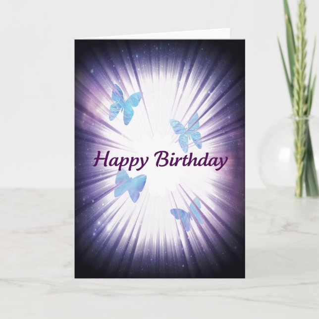 Happy Birthday Karte (Vorderseite)