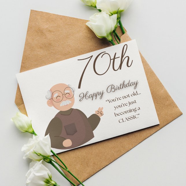 Happy Birthday Karte für Erwachsene klassisch gema (Von Creator hochgeladen)