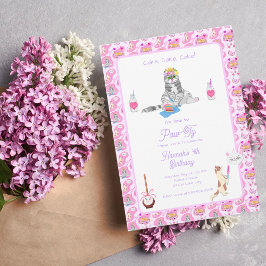 Happy Birthday Katzen haben ein Party Einladung